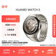 HUAWEI WATCH 5 46mm高端款航天級鈦合金表殼鈦金屬表帶首創(chuàng  )X-TAP智感窗鴻蒙AI腕上小藝eSIM通信智能手表