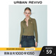 UR秋季新款女裝趣味刺繡圖案修身正肩長(cháng)袖T恤UYY440033 咖棕 S