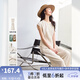 梵希蔓老錢(qián)風(fēng)亞麻套裝女2025夏季新款簡(jiǎn)約氣質(zhì)圓領(lǐng)上衣闊腿休閑褲 M9725 杏色 L