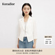 珂萊蒂爾【易打理系列】高級西裝外套女西服上衣女秋季 本白 XL
