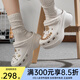 卡駱馳（crocs）小鯨魚(yú)洞洞鞋男女新款厚底輕便沙灘鞋戶(hù)外包頭一腳蹬涼鞋 206302 206302-100 34 -35
