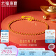 六福珠寶七夕禮物 足金紅繩側(cè)身鏈光面黃金手鏈女款手繩 計(jì)價(jià) 約2.79克