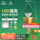 FSL佛山照明尖泡led燈泡燭形尖泡水晶燈泡小螺口E14金色6.5W白光