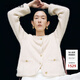 edition毛衣外套女春新款羊駝毛羊毛手勾花邊小香風(fēng)毛衣開衫 定窯白 M 165