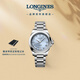 浪琴（LONGINES）瑞士手表 康卡斯系列悅動 機(jī)械鋼帶女表  L34304926