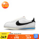 耐克（NIKE）女子休閑鞋 CORTEZ 運動鞋 DN1791-100白黑藍 38.5
