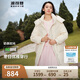 波司登反季冬季羽絨服女中長款脫卸帽新國標(biāo)90絨商場同款修身外套