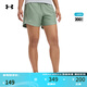 安德瑪（UNDERARMOUR）春夏Tech Play Up女子5英寸輕便訓練運動(dòng)短褲1389884 石灰綠348 M