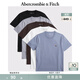 Abercrombie & Fitch經(jīng)典小麋鹿圖案男裝25夏季5件組合套裝重磅短袖T恤124-5045 灰色多色 M (180/100A)