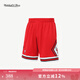 MITCHELL & NESS復(fù)古球褲 SW球迷版 NBA公牛隊(duì)籃球褲子97賽季 MN男士網(wǎng)眼運(yùn)動(dòng)短褲 紅芝加哥公牛 L