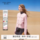 秋水伊人粉色小香風(fēng)外套針織開(kāi)衫秋冬新款上衣女法式春秋圓領(lǐng)毛衣女 肉粉色 M
