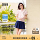 森馬（Semir）POLO衫女涼感抗菌修身襯衫2025夏刺繡休閑通勤套頭衫109325115001