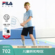 FILA KIDS斐樂(lè )童裝兒童套裝2025年夏季新款男童POLO衫短褲兩件套 滿(mǎn)印一-ZA 150