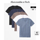 ABERCROMBIE & FITCH男裝夏款經(jīng)典小麋鹿5件組合裝美式復古運動(dòng)短袖T恤KI124-3834 多色 XS (170/84A)