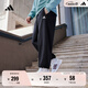adidas休閑加絨加厚毛圈布束腳運(yùn)動(dòng)褲男女阿迪達(dá)斯官方輕運(yùn)動(dòng)   黑色   3XL