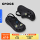 crocs卡駱馳檀健次同款經(jīng)典泡芙洞洞鞋輕便舒適休閑鞋|207521 黑色-001(含智必星) 37 /38(230mm)