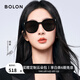 BOLON暴龍眼鏡楊紫同款韓版太陽(yáng)鏡防曬墨鏡男女款七夕禮物送女友BL3113 C10-灰色/亮黑偏光
