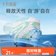 十月結晶嬰兒游泳褲嬰兒紙尿褲浮力腰圍尿不濕防漏防水超薄拉拉褲L碼6片