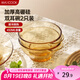 美廚（maxcook）高硼硅玻璃碗 耐熱玻璃沙拉水果碗湯碗琥珀色450ml 2只裝MCWA3140