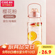 希樂(lè )運動(dòng)水杯男女tritan材質(zhì)健身水杯大容量網(wǎng)紅學(xué)生塑料杯2.0L蓮花紅
