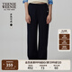 Teenie Weenie小熊春季簡(jiǎn)約運(yùn)動(dòng)闊腿休閑褲長(zhǎng)褲衛(wèi)褲運(yùn)動(dòng)褲寬松時(shí)尚 藏青色 S (160)