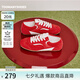TOOMANYSHOES 【明星同款】 梨泰院復(fù)古運動德訓(xùn)鞋銀色軟底休閑鞋好溜鞋女鞋 紅色 38