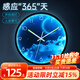 BBA掛鐘創(chuàng  )意夜燈客廳掛墻家用夜光掛表臥室時(shí)鐘  月球-氛圍燈30cm