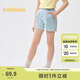 巴拉巴拉童裝兒童短褲女童2025夏裝牛仔休閑中大童褲子208225110002