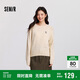 森馬（Semir）史努比系列毛衣女冬彩點(diǎn)含羊毛插肩袖繡花圓領(lǐng)套頭衫101724107025