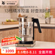 WMF福騰寶不銹鋼 玻璃可調(diào)溫電茶壺?zé)畨仉姛崴畨乇夭鑹?電熱水壺 1.6L