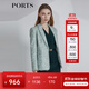 PORTS寶姿春夏新品女裝長(cháng)袖中長(cháng)夾克LM8J022MFQ087 綠色 XS (2)