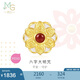 周生生黃金轉(zhuǎn)運(yùn)珠 六字大明咒國(guó)潮足金串珠不含手鏈繩93485C定價(jià)