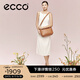 愛(ài)步（ECCO）單肩包 2025新款輕奢牛皮手提包女包 小號肩背包9108224 棕色910822490768