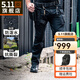 5.11（TACTICAL SERIES ）城市輕戶外戰(zhàn)術(shù)褲格子布防潑水511長褲時刻待命ABR工裝褲74512 黑色（直筒型） 28-30腰圍2尺2-2尺3褲長約103CM