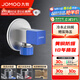 九牧（JOMOO）角閥全銅冷熱通用三角閥黃銅加厚燃氣熱水器八字閥廚衛配件止水閥 【鍍鎳】單冷含止回閥角閥74098