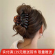 向晚發(fā)夾盤發(fā)抓夾簡(jiǎn)約發(fā)夾后腦勺盤發(fā)抓夾大號(hào)高級(jí)感鯊魚夾教師節(jié)禮物