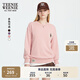 Teenie Weenie小熊女裝衛衣2025年秋季新款簡(jiǎn)約寬松學(xué)院風(fēng)圓領(lǐng)上衣 粉色 M