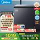 美的（Midea）203升冰柜家用冷柜 小型-40℃超低溫冰箱囤貨凍肉冷藏冷凍節(jié)能省電小型茶葉保鮮柜 BD/BC-203KGEM