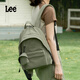 Lee雙肩包女運動(dòng)小背包輕便帽檐包大學(xué)生書(shū)包登山包 甘草綠（大號）