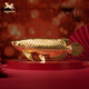 銅師傅《金龍魚(yú)》客廳 桌面 銅擺件 家居裝飾工藝品