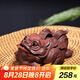 藏壺天下【七夕禮物】宜興三足金蟾蜍紫砂茶寵家藏茶玩茶道茶具擺件鴻運當 鴻運當頭