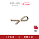 亞歷山大（ALEXANDRE DE PARIS）【七夕禮物】冬夜魔法-公主結(jié)7公分發(fā)夾發(fā)飾頭飾 N黑色