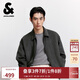 杰克·瓊斯（JACK&JONES） 男裝秋季夾克時(shí)尚日常尖領(lǐng)領(lǐng)口拉鏈門襟雙側(cè)插袋上衣225321052