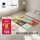babycare嬰兒爬行墊拼接地墊加厚xpe泡沫可折疊6片58*58*2cm奇洛埃叢林