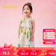巴拉巴拉童裝兒童連衣裙女童寶寶裙子夏裝2025度假吊帶裙208225111021