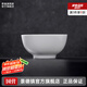 景德鎮(zhèn)官方陶瓷簡約吃飯碗高溫白瓷家用盤湯碗瓷器新結(jié)婚喬遷搬家禮物 【經(jīng)典純白】月白-4.5英寸羅漢碗*2