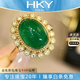 ?？ㄒ?HEEKAIYI祖母綠寶石戒指女18K鉆石戒指奢侈七夕情人節(jié)生日禮物送老婆女友【精選】祖母綠寶石戒指-3.18克拉