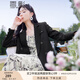 香影黑色西裝外套女2025秋季新款今年流行小西服職業(yè)通勤休閑春秋 黑色 L