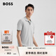 BOSS博斯【七夕節(jié)禮物】【100%棉 珠地布】男士高爾夫運動短袖Polo衫 052-灰色 M