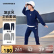 匡威Converse童裝男童純棉毛圈衛(wèi)衣+長(zhǎng)褲2件套2025春季兒童衛(wèi)衣套裝